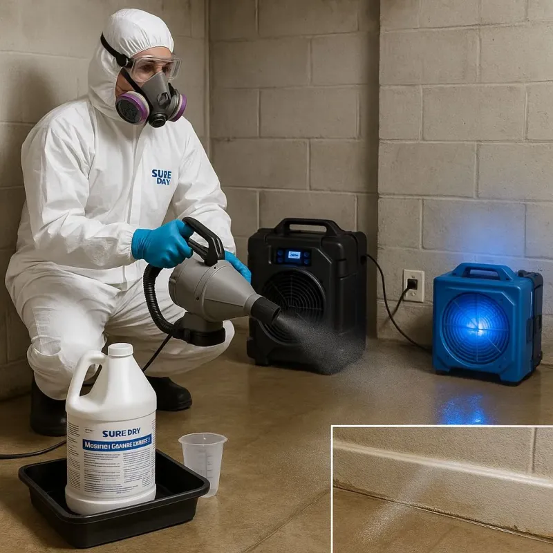 Sanitization and Odor Removal process in Garrettsville, OH